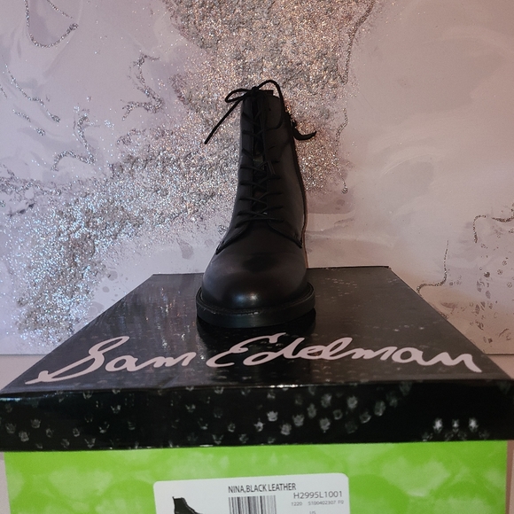 Sam Edelman black ankle boots